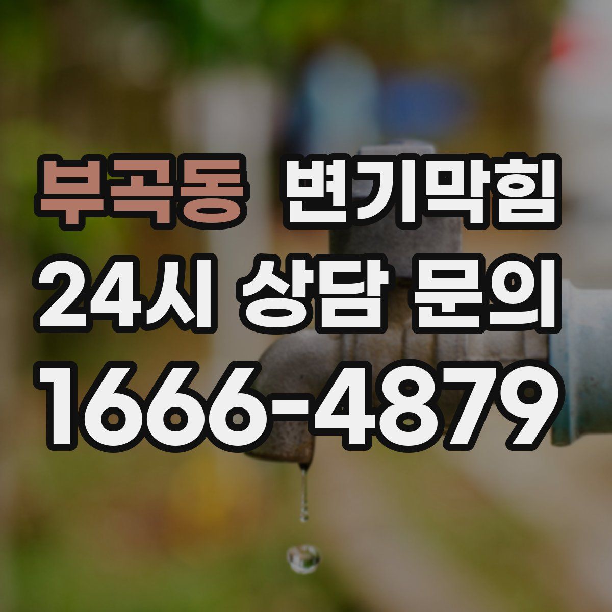 부곡동 변기막힘