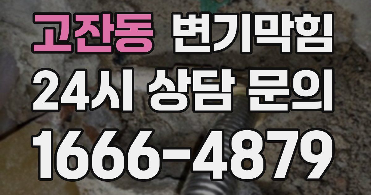 고잔동 변기