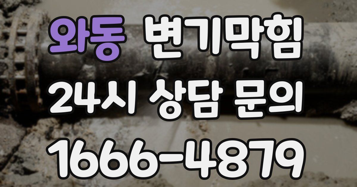와동 변기