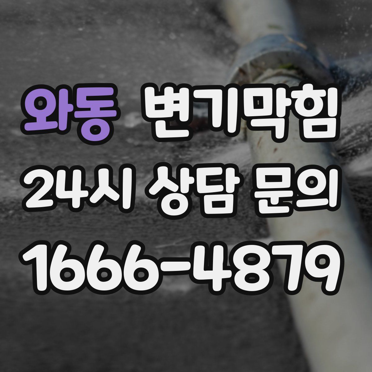 와동 변기막힘