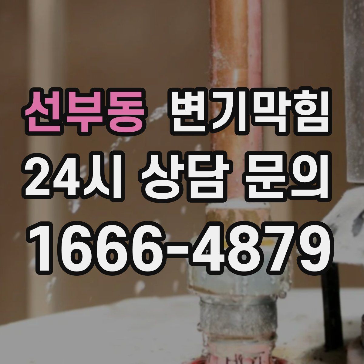 선부동 변기막힘 뚫어뻥 대신 와이어로 바꿔야 할 때