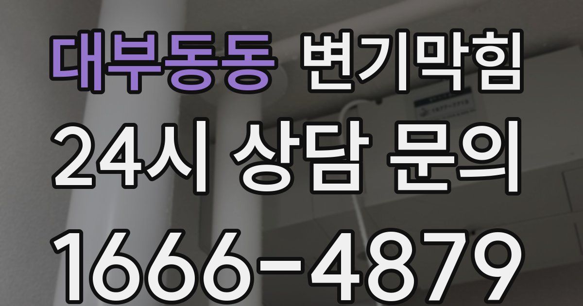 대부동동 변기
