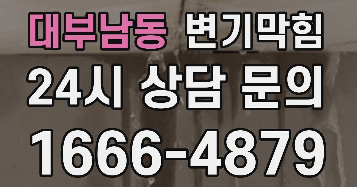 대부남동 변기