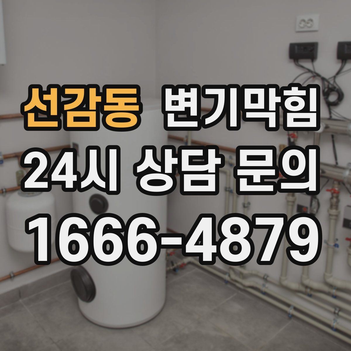 선감동 변기막힘 빌라 내시경으로 병목 특정