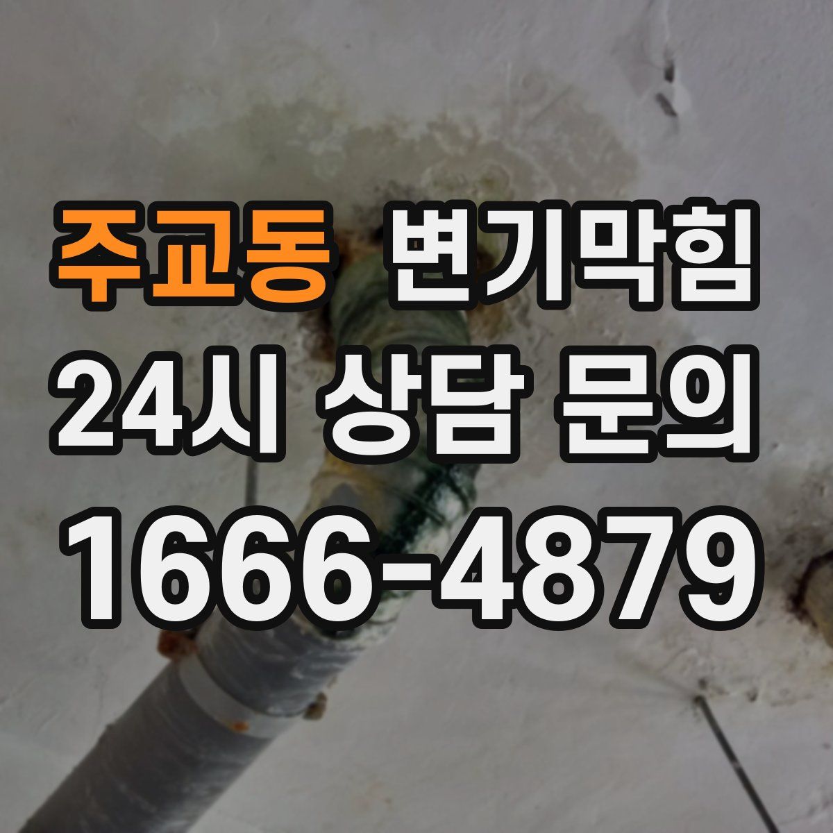 주교동 변기막힘
