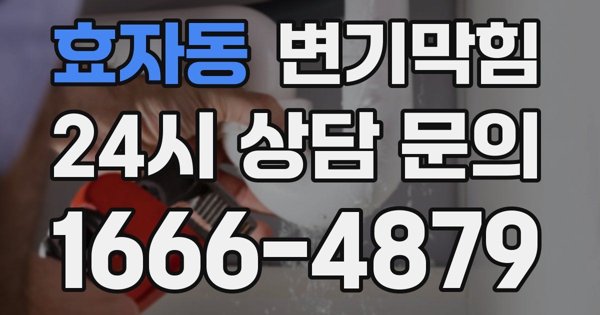 효자동 변기
