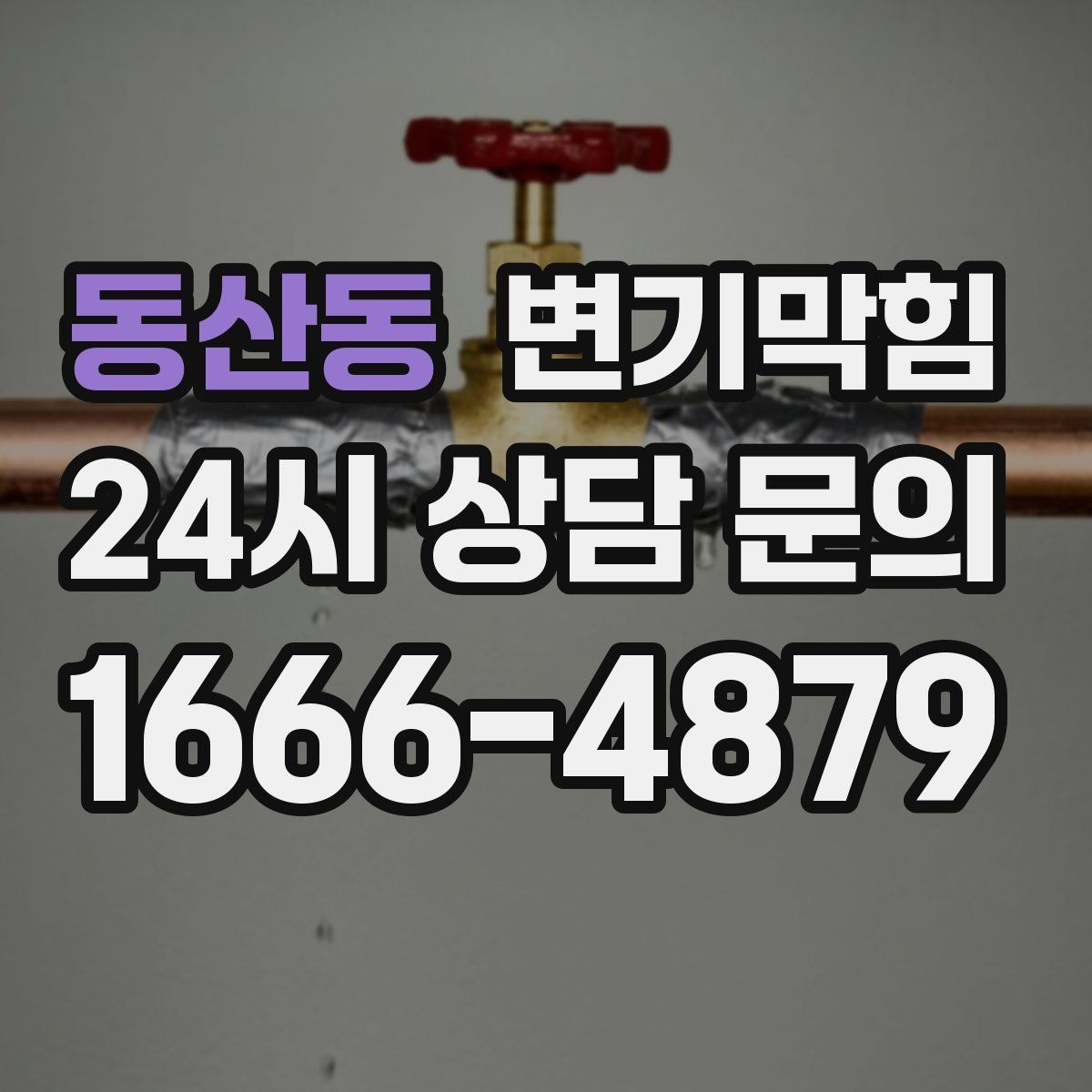 동산동 변기막힘