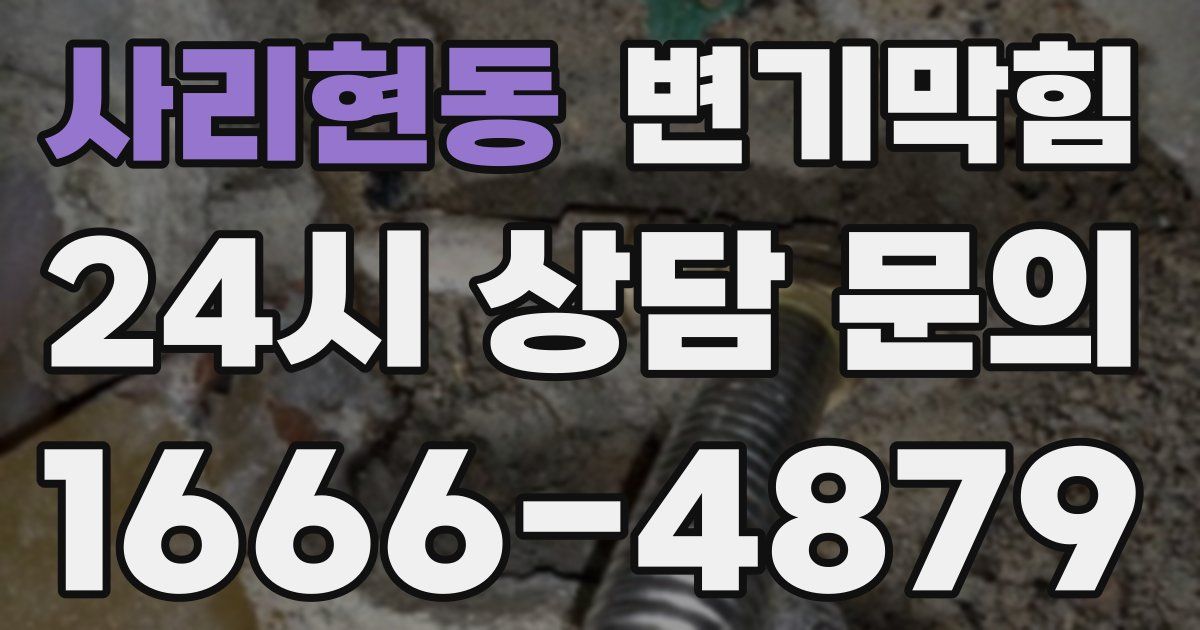 사리현동 변기