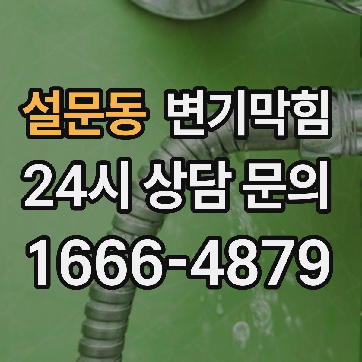 설문동 변기막힘