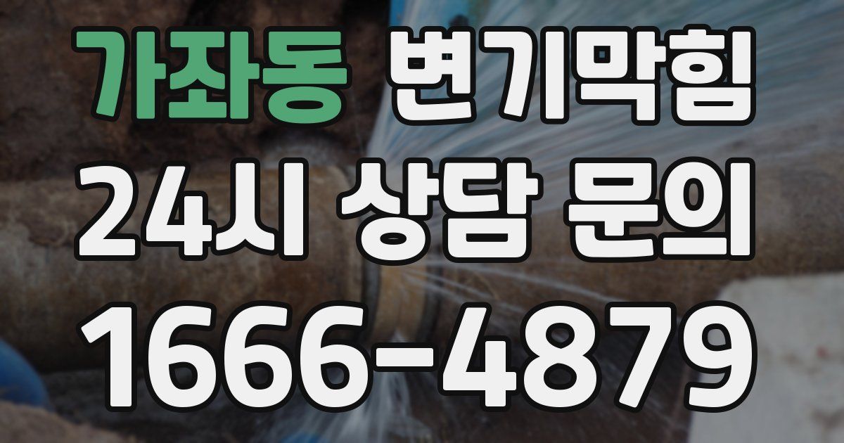 가좌동 변기
