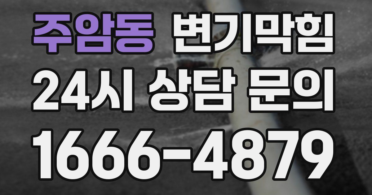 주암동 변기