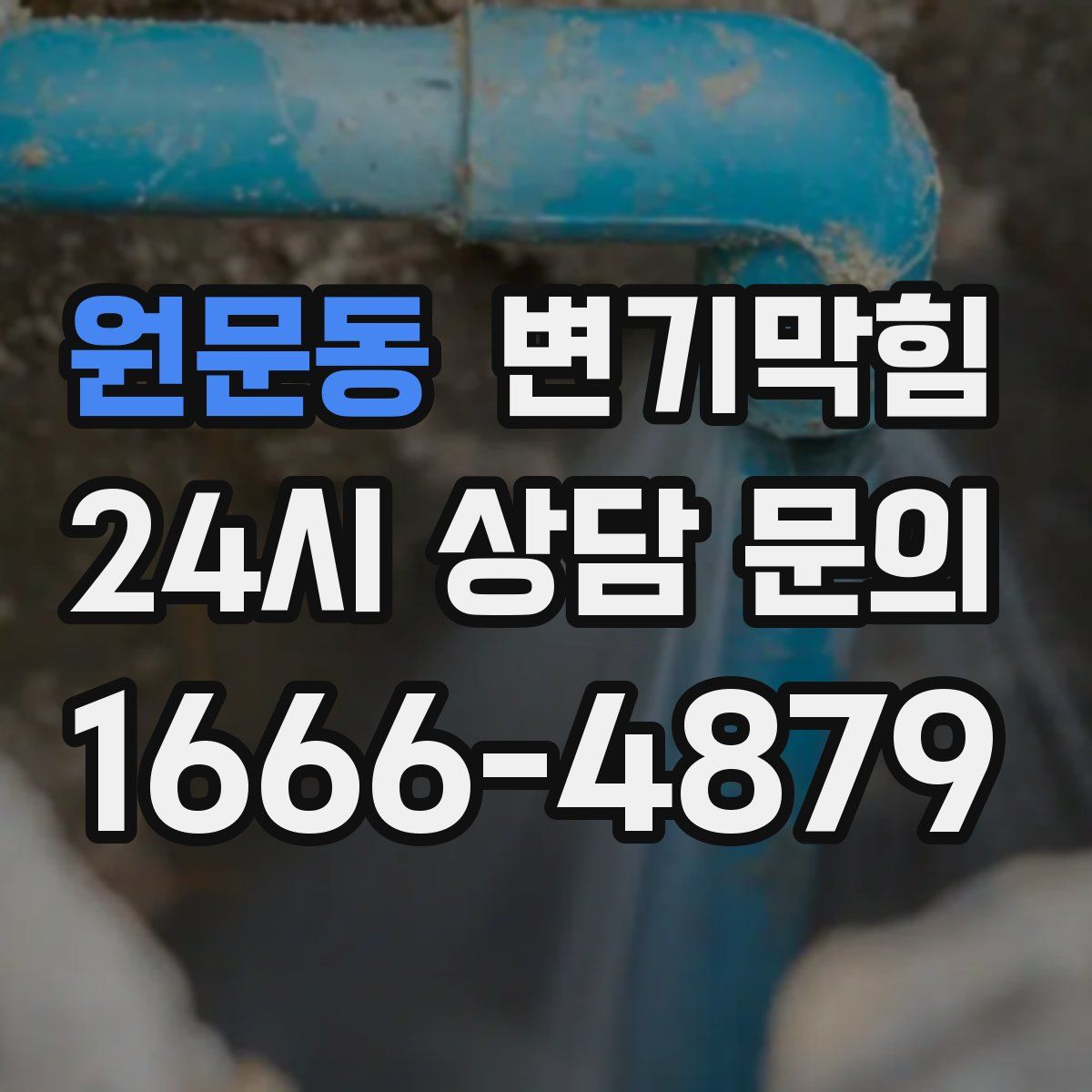 원문동 변기막힘