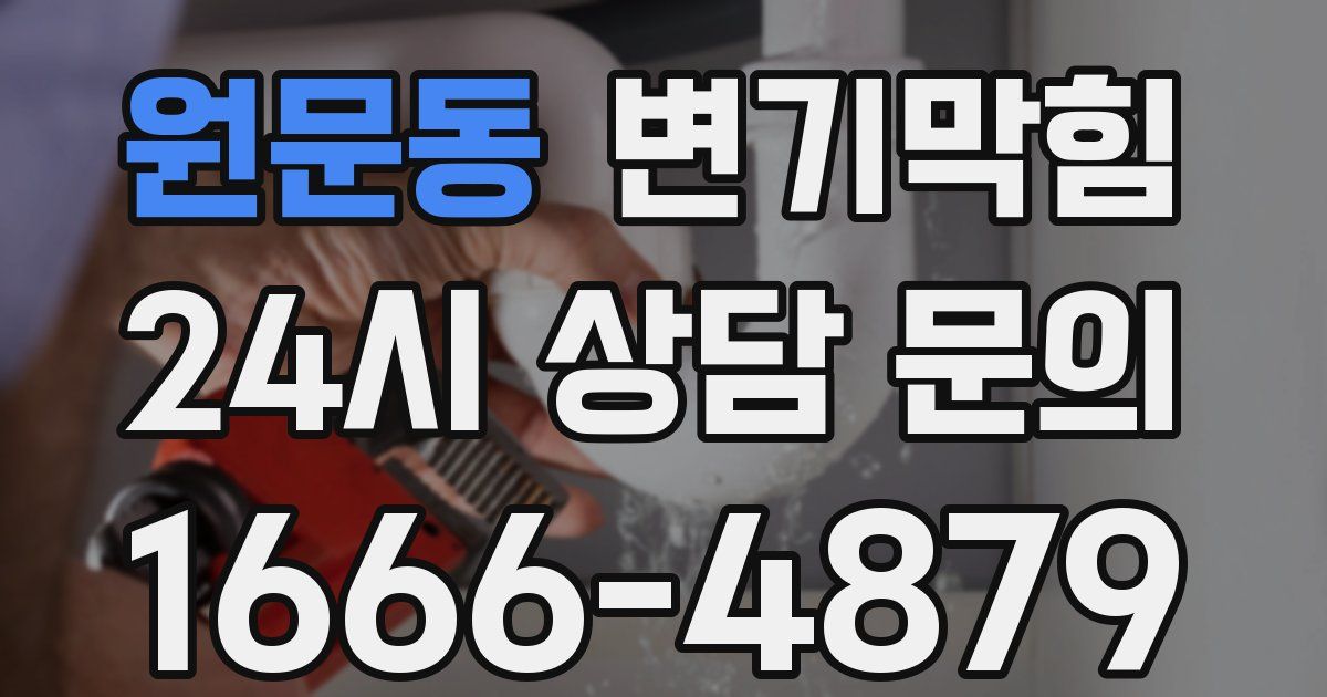 원문동 변기