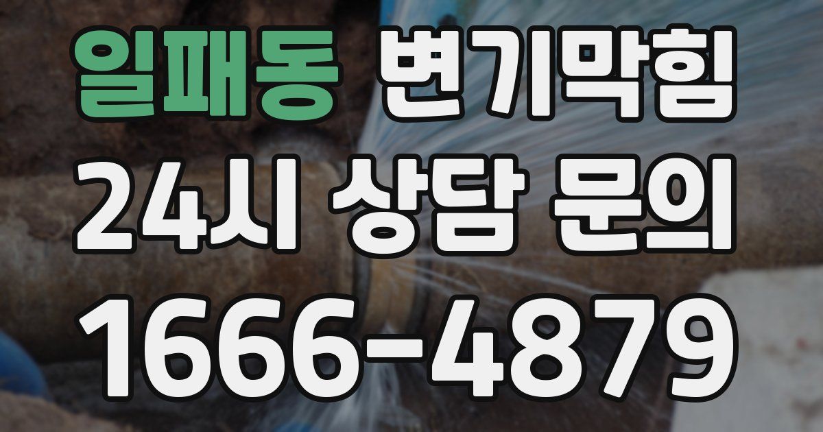 일패동 변기