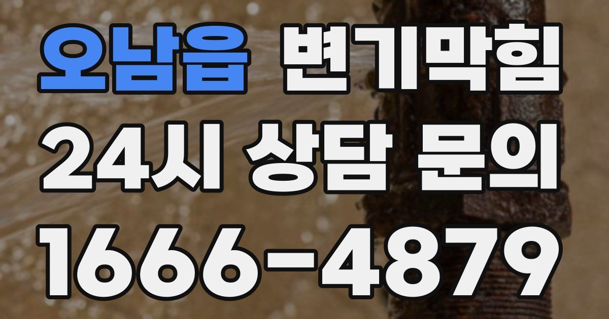 오남읍 변기
