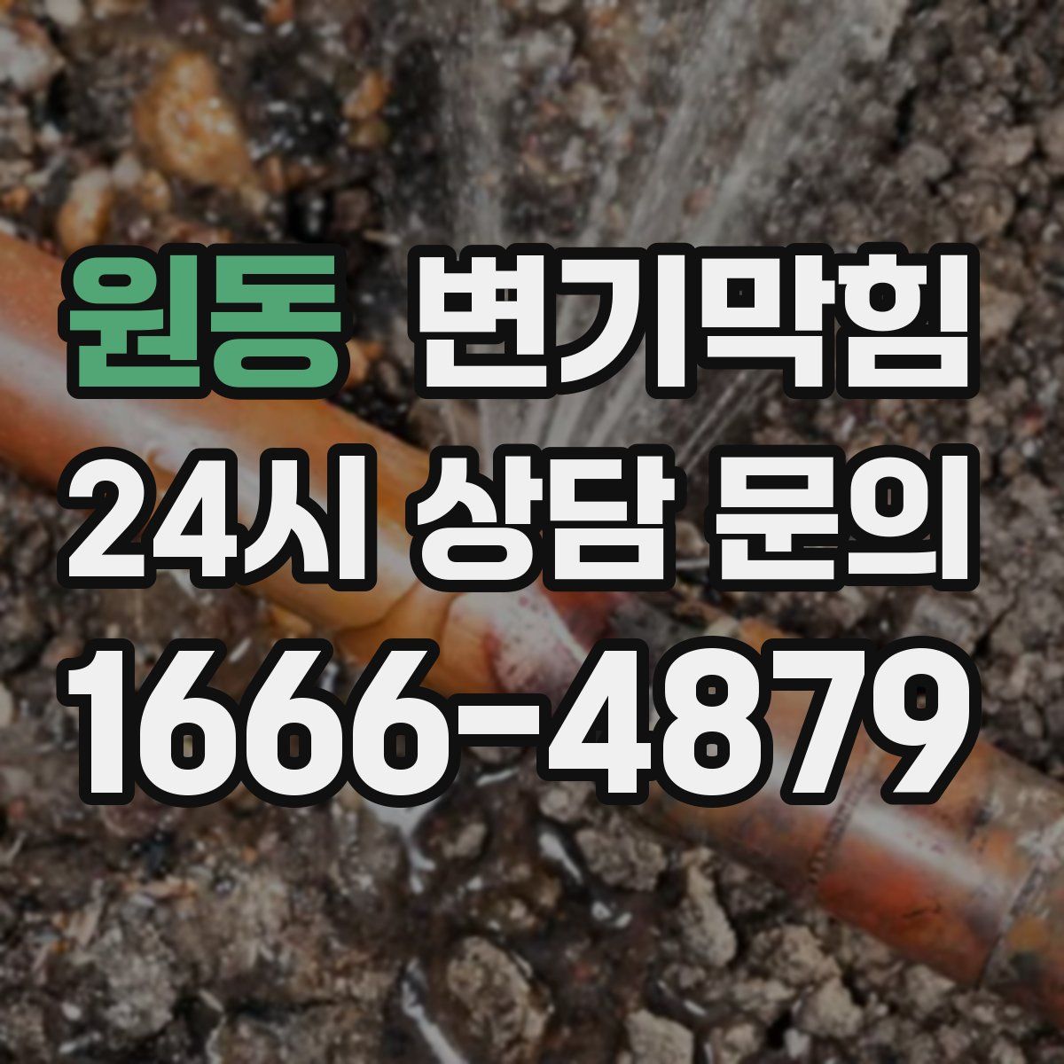 원동 변기막힘