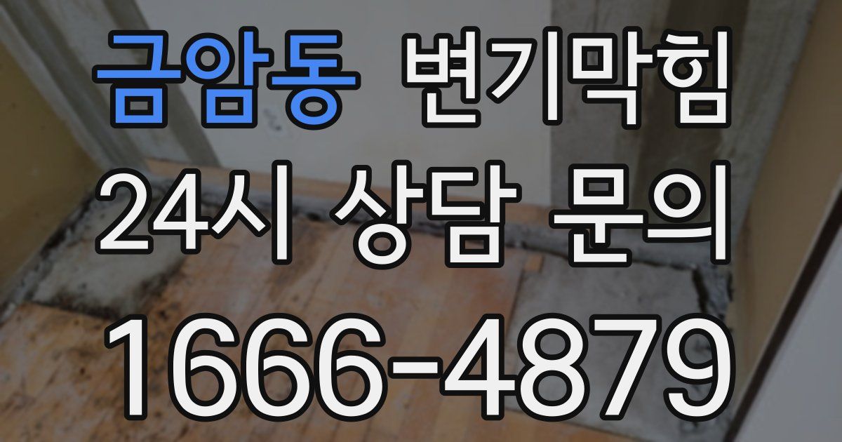 금암동 변기