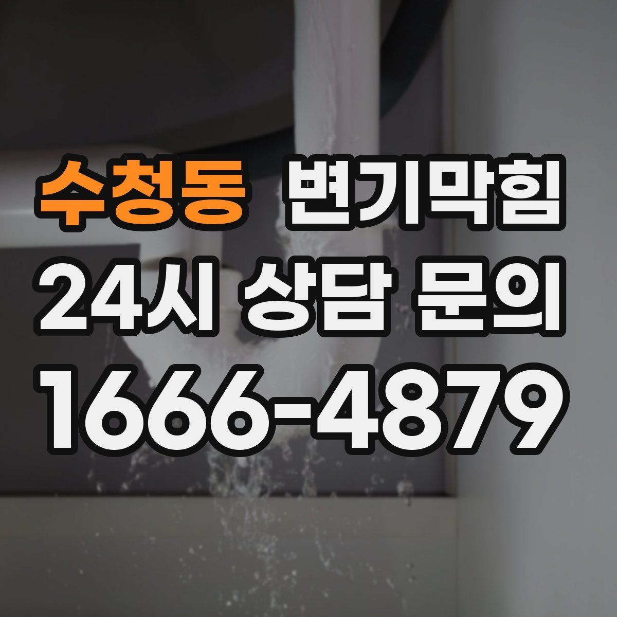 수청동 변기막힘