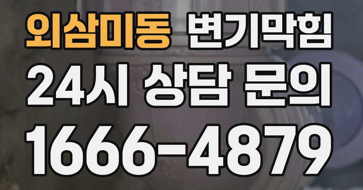 외삼미동 변기
