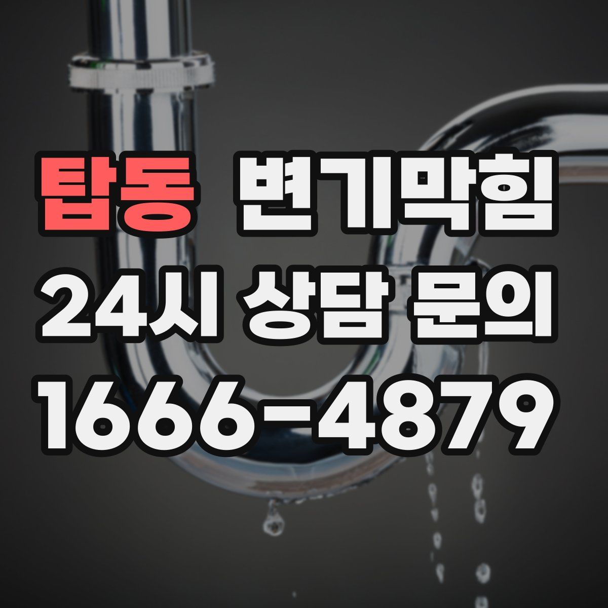 탑동 변기막힘