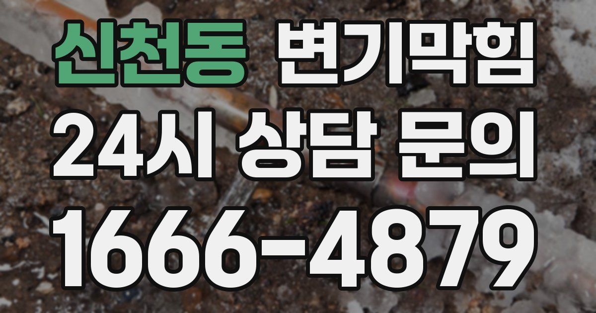 신천동 변기