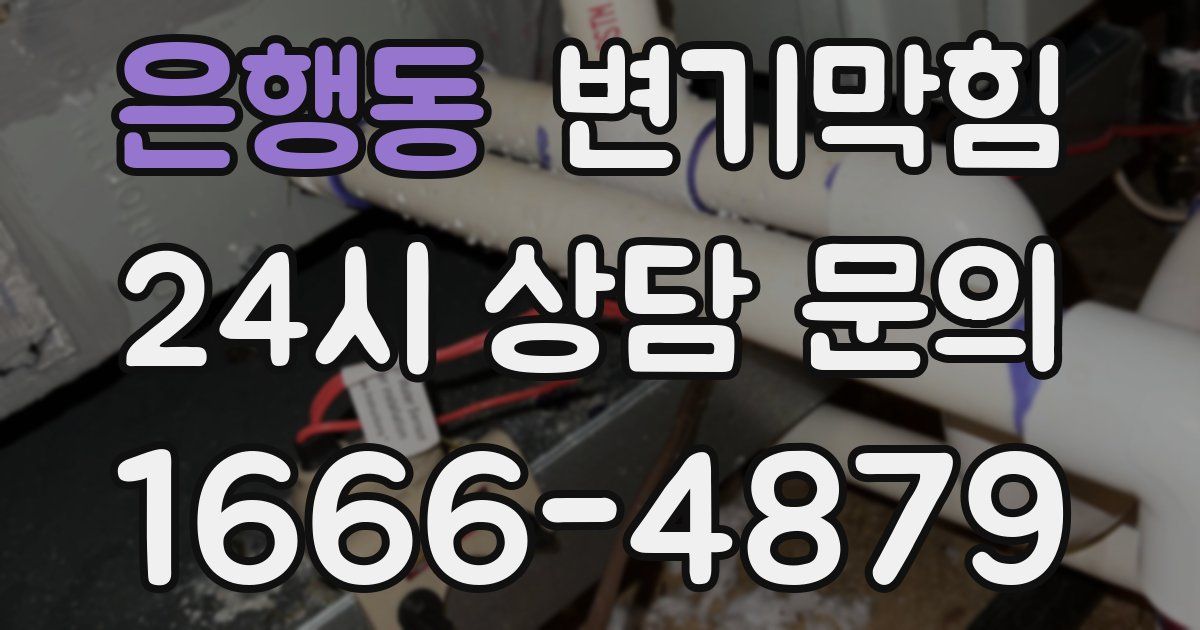 은행동 변기
