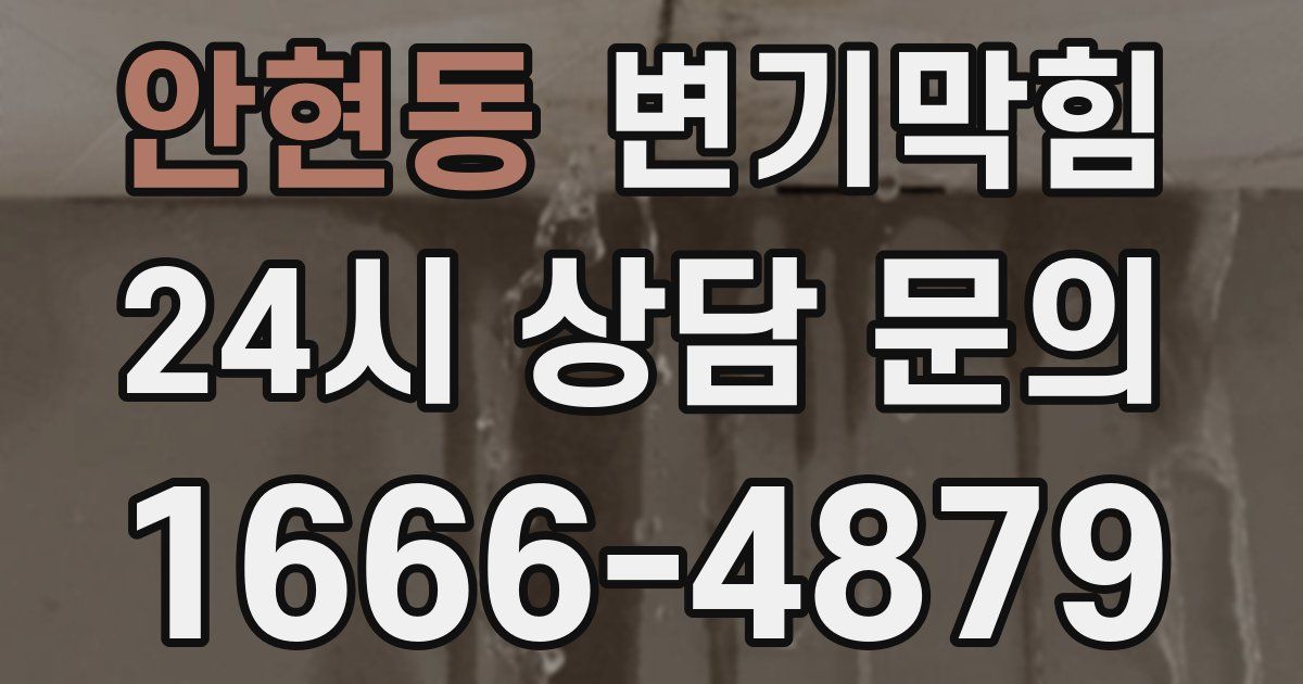 안현동 변기
