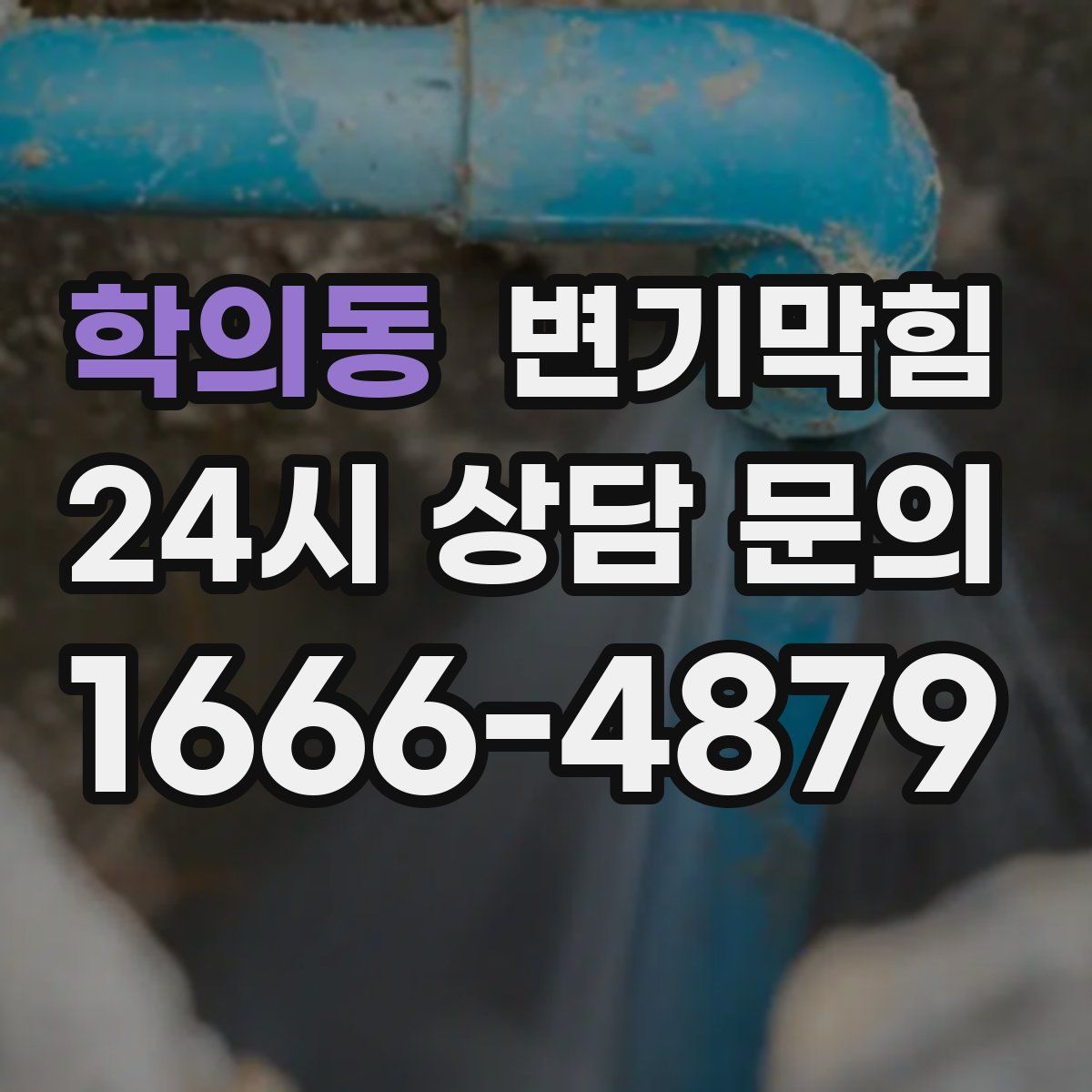 학의동 변기막힘