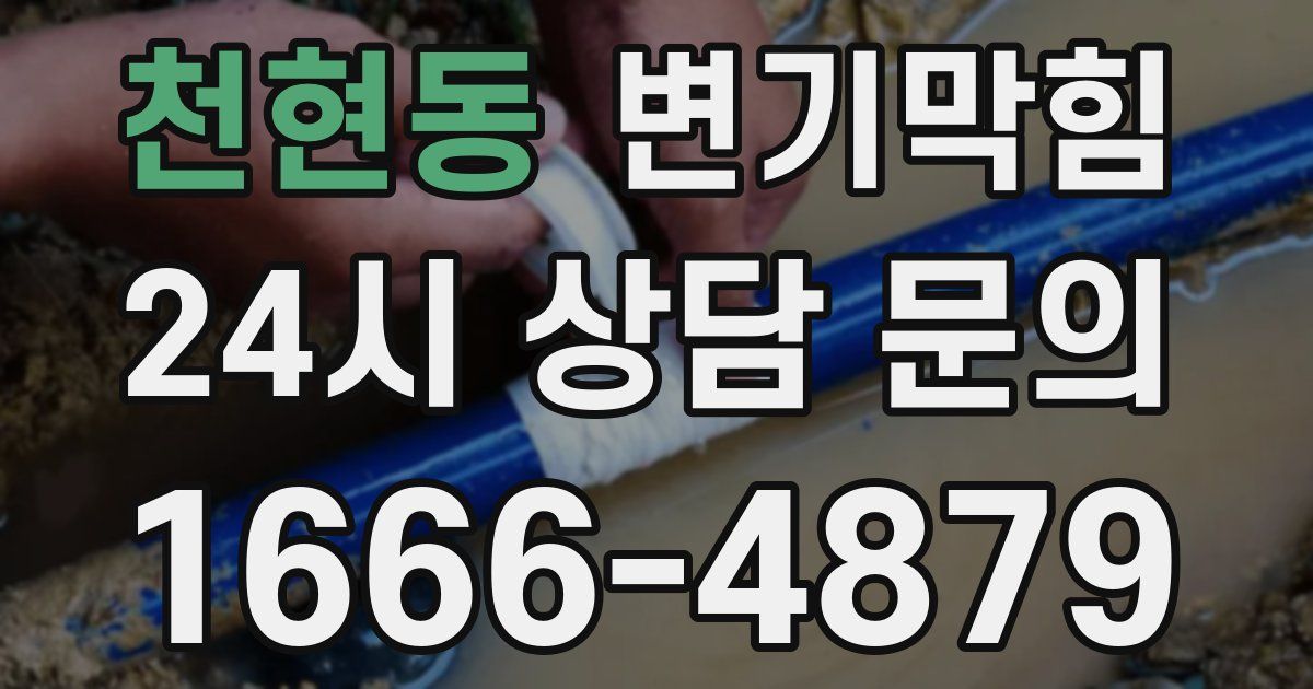 천현동 변기