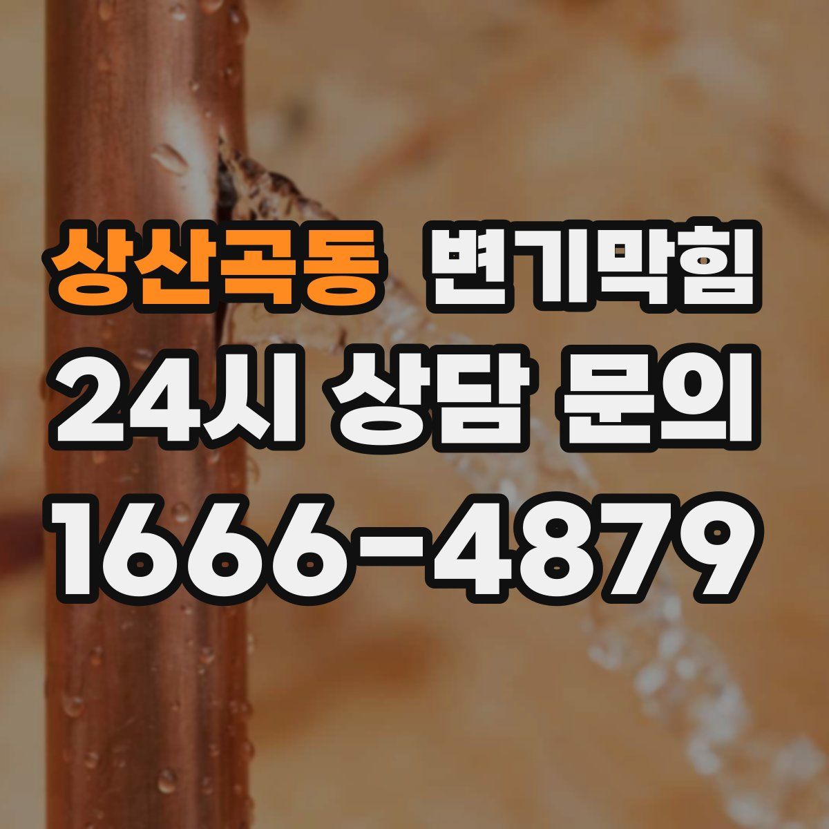 상산곡동 변기막힘