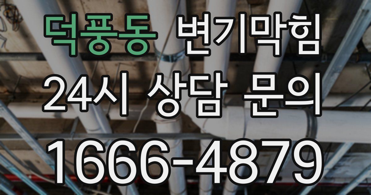 덕풍동 변기