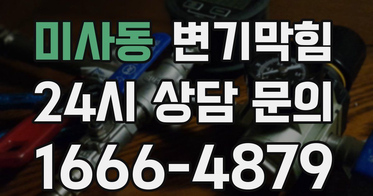 미사동 변기