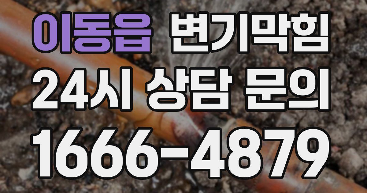이동읍 변기