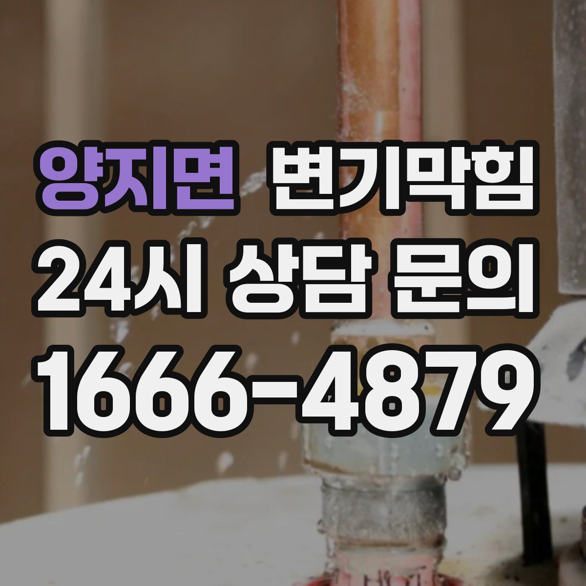 양지면 변기막힘