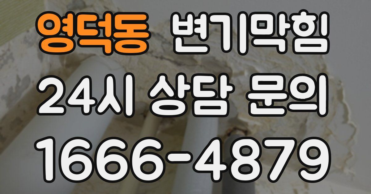 영덕동 변기