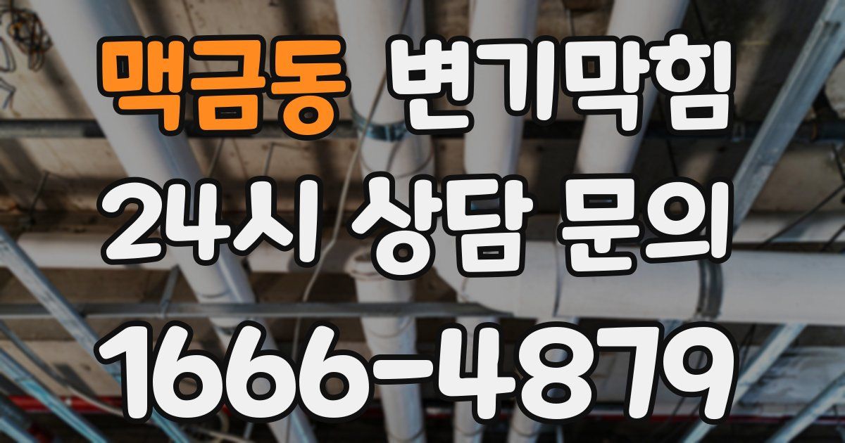 맥금동 변기