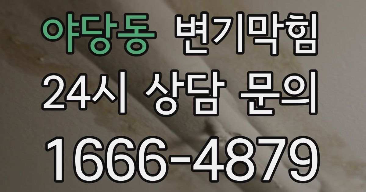 야당동 변기