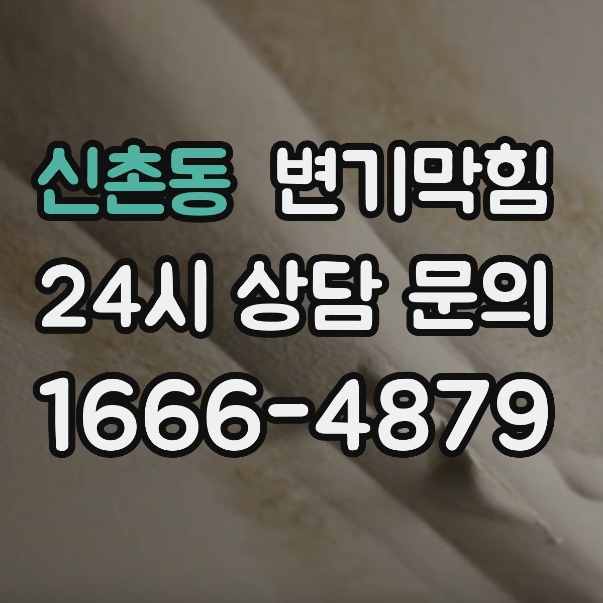 신촌동 변기막힘 식당 화장실역류 배출 각도 미세 조정