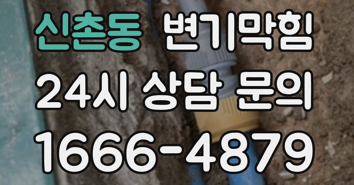신촌동 변기