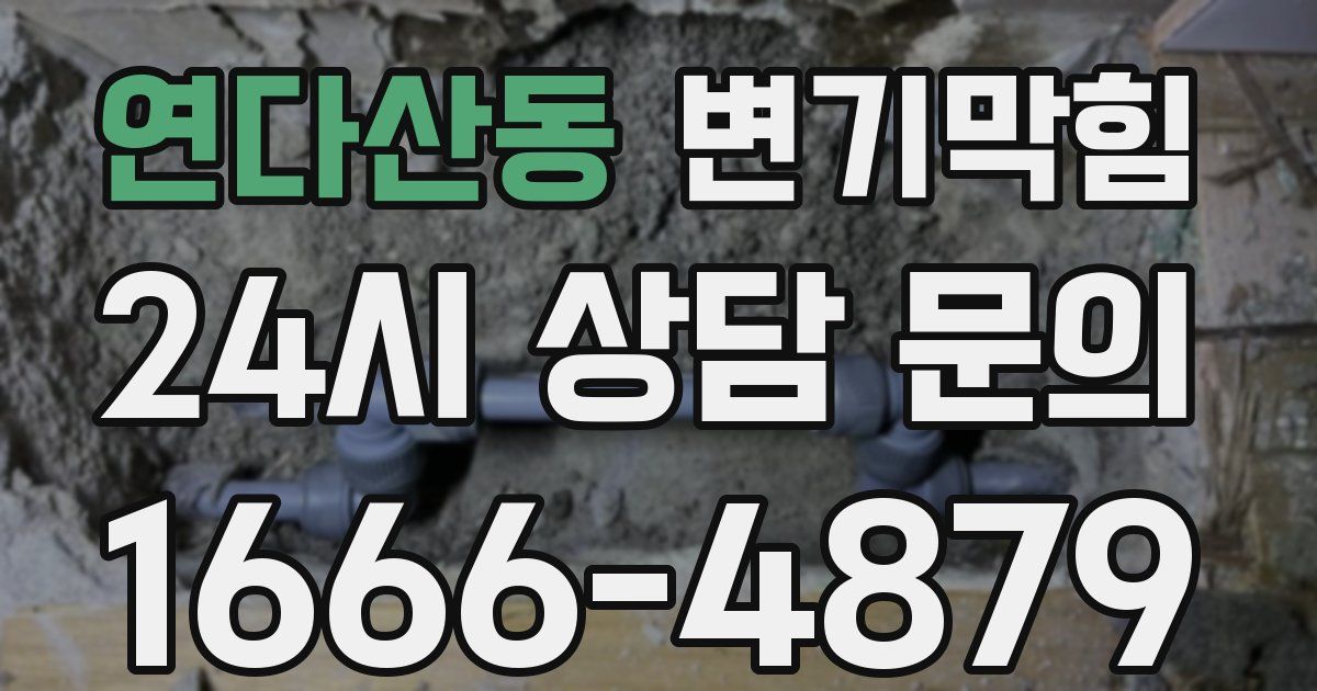 연다산동 변기