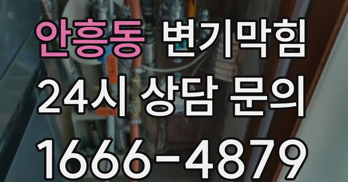 안흥동 변기