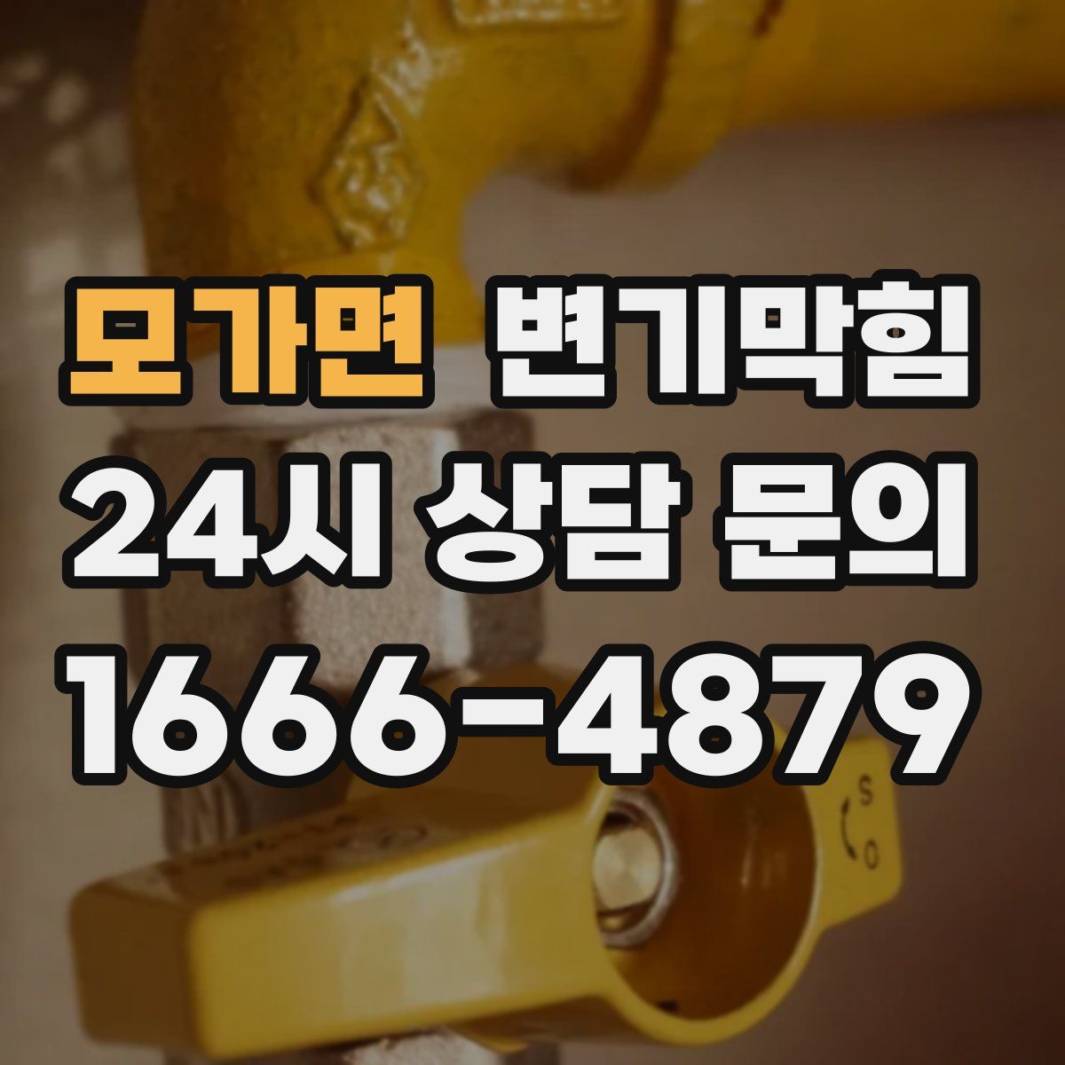 모가면 변기막힘