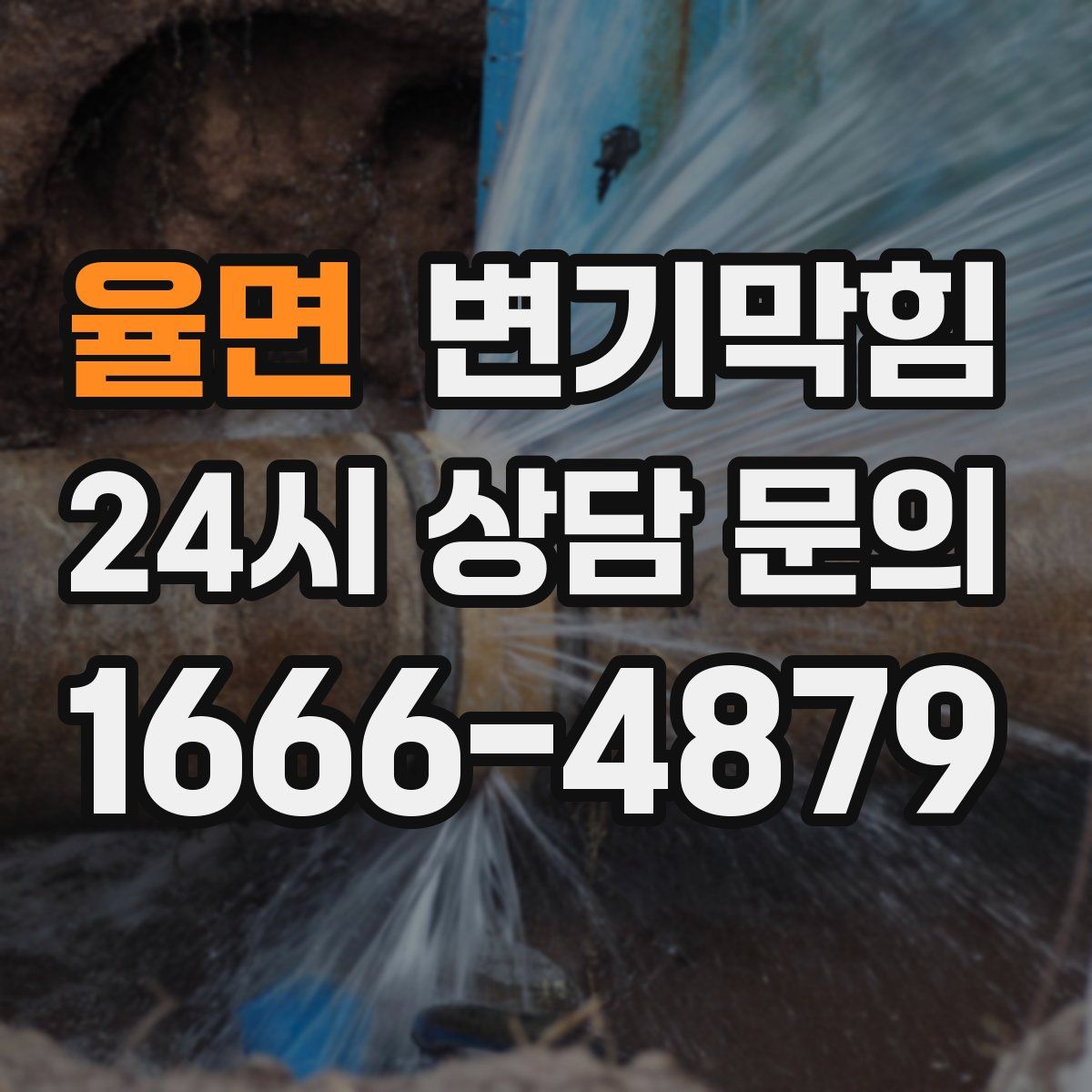 율면 변기막힘