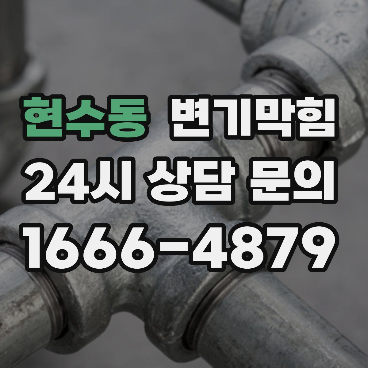 현수동 변기막힘