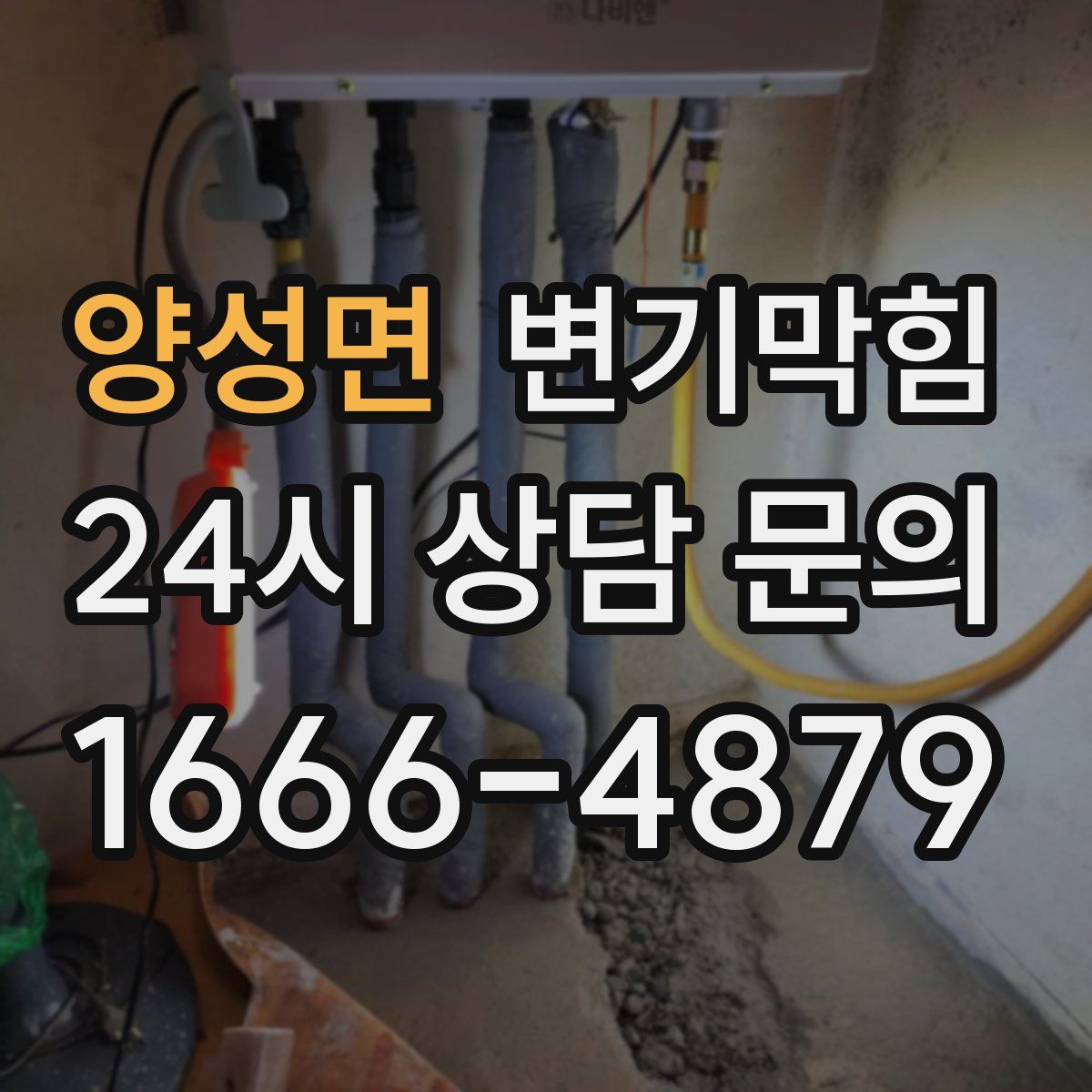 양성면 변기막힘