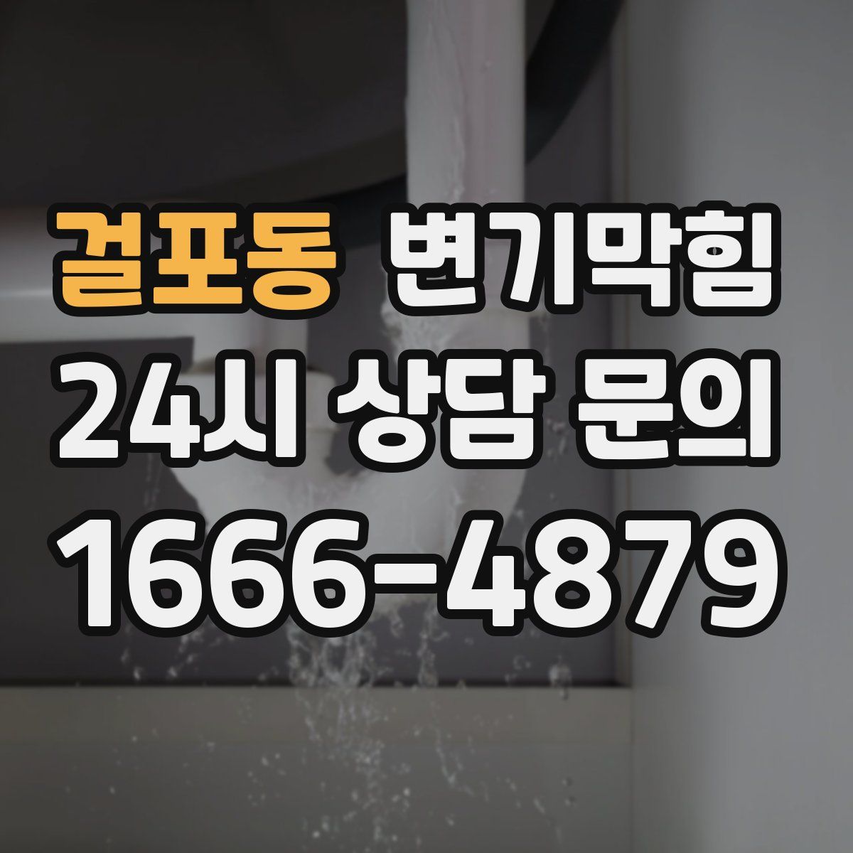 걸포동 변기막힘