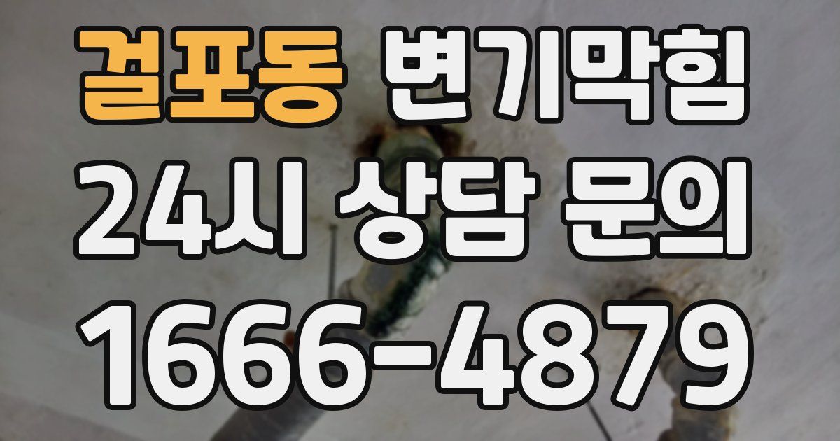 걸포동 변기