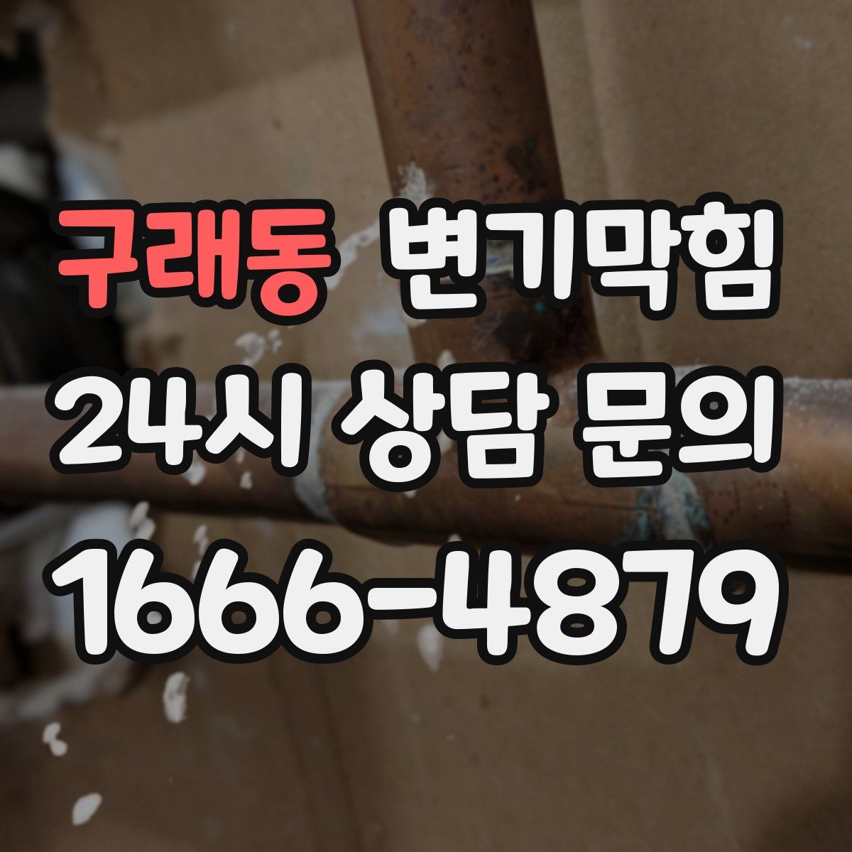 구래동 변기막힘