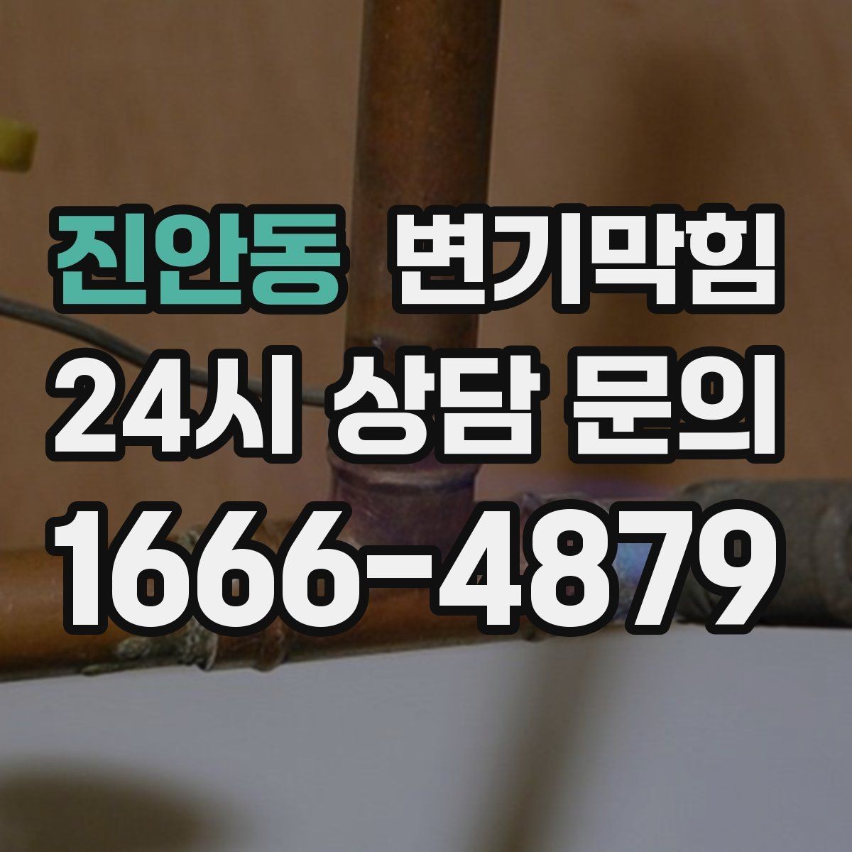 진안동 변기막힘 다가구 변기뚫기 합류 압력 튜닝