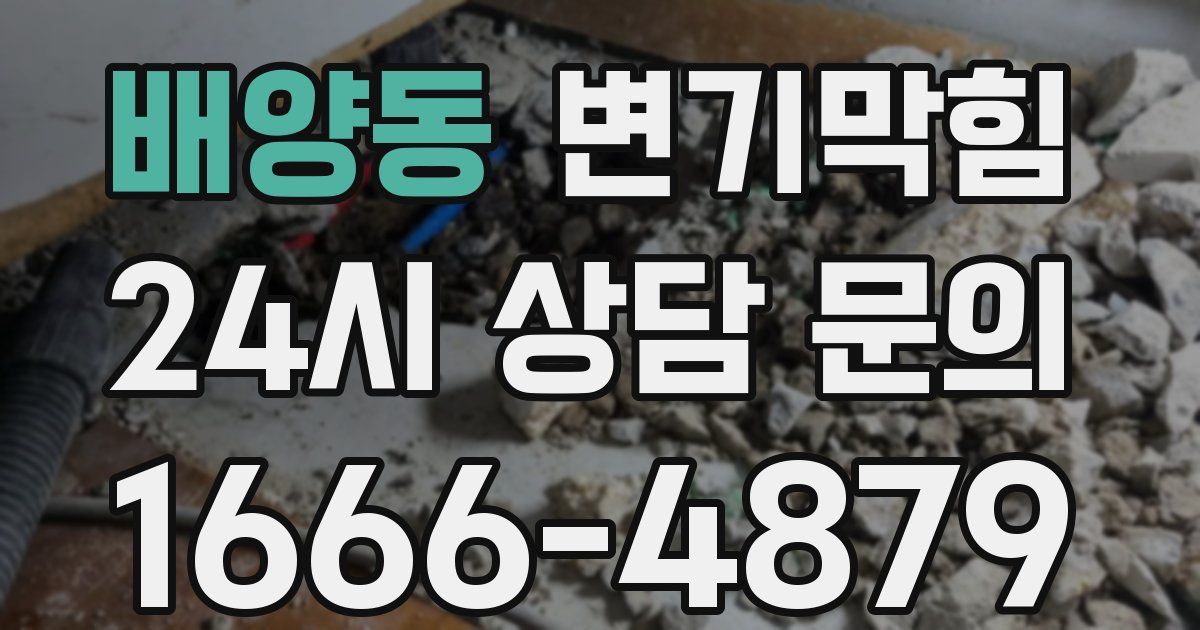배양동 변기